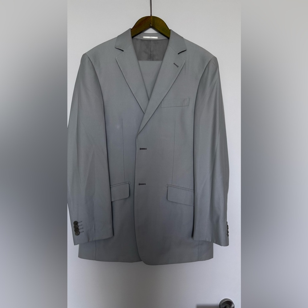 Suit Carven in wool and silk